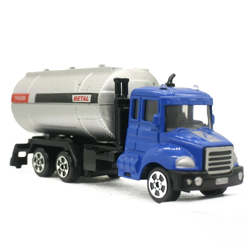 1:64 мини игрушки модель автомобиля сплав пластик топливный бак автомобиль
