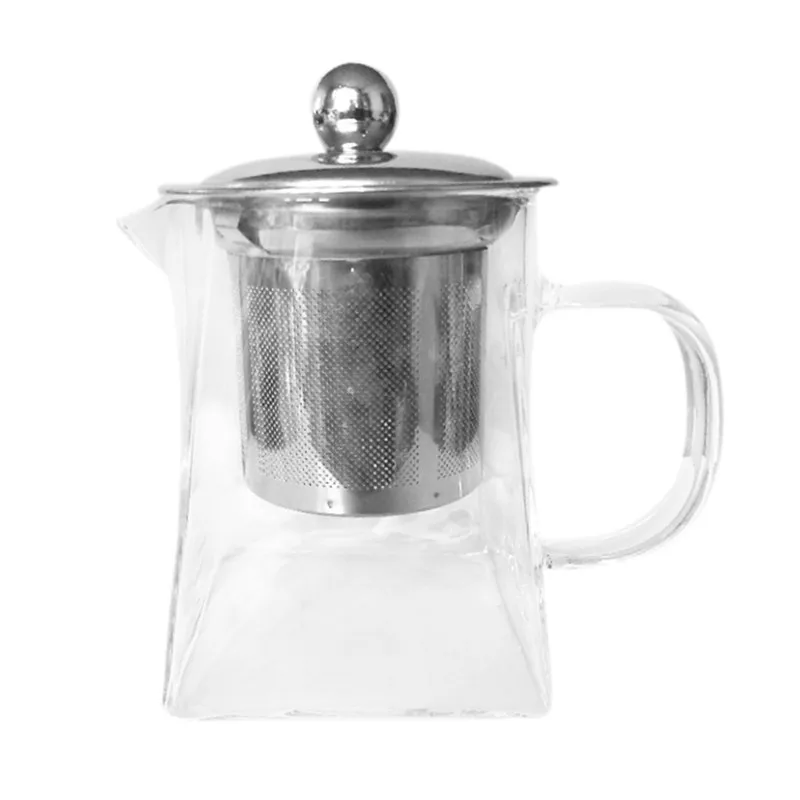 350 мл чайник термостойкий стеклянный чайник с фильтром для заварки чая 12x11x12 см чайник прозрачный стеклянный горшок высокая температура