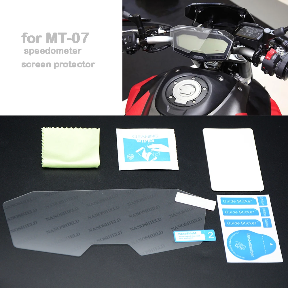 

For Yamaha FZ07 MT 07 MT-07 Cluster Scratch Protection Film Screen Protector Dashboard For Yamaha FZ07 MT 07 2014 2015 2016 2017