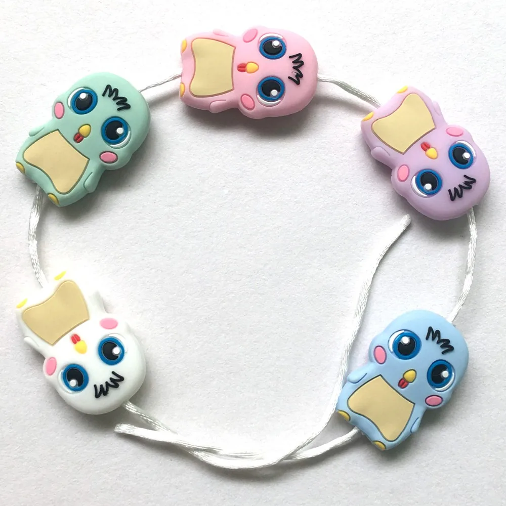 silicone chick beads