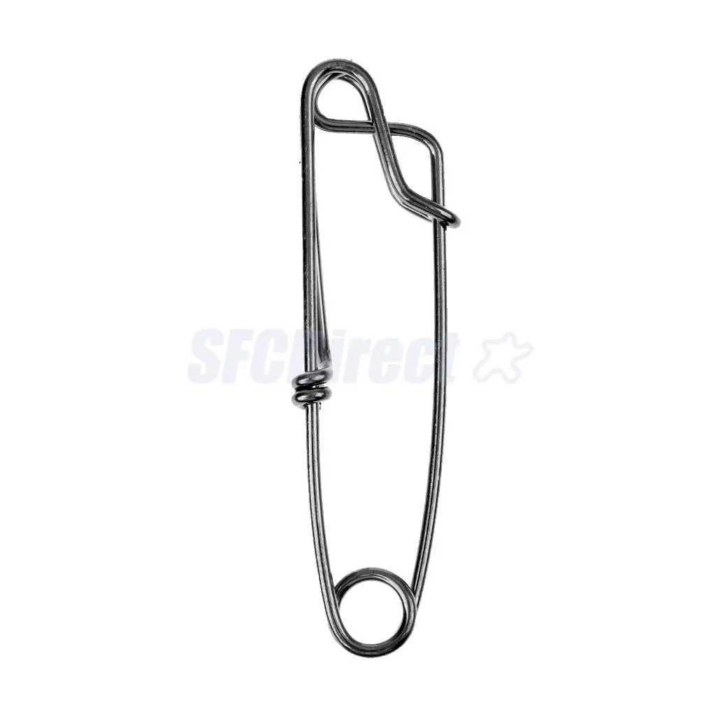 30pcs Stainless Steel Long Line Longline Clip for Fishing Snapper or Shark S