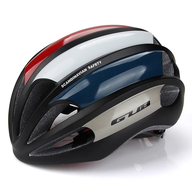 GUB SV1 горная дорога велосипедные шлемы для мужчин и женщин интегрально-литой MTB велосипедный шлем Велосипедная Защитная шляпа вентиляция Сверхлегкий - Color: White Red