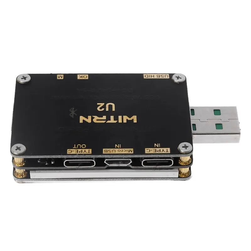 USB Tester QC4.0+ PD3.0 2.0 PPS Quick Charging Protocol Capacity DC meter 4~24V 5A WEB-U2
