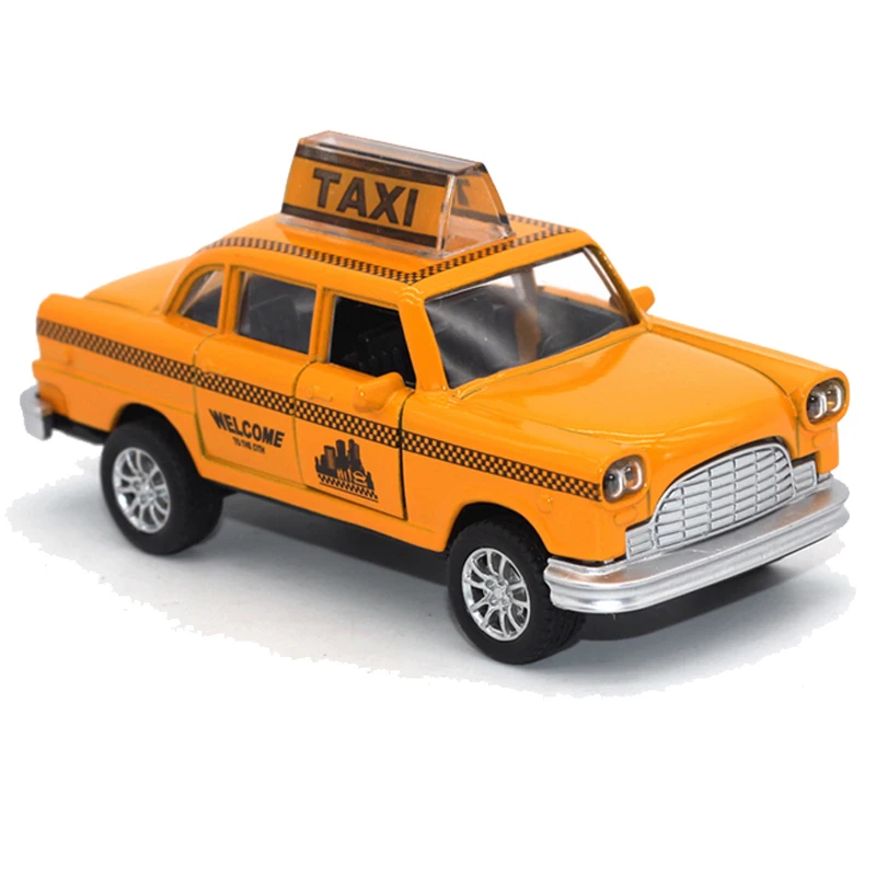 Hommate моделирование 1:36 Нью-Йорк желтое такси автомобиль сплав литья под давлением модель игрушечной машины коллекция подарок автомобили игрушки для детей