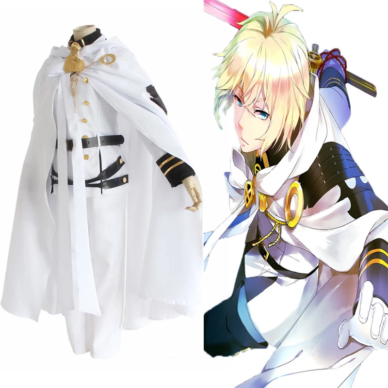 

Anime Seraph Of The End: Vampire Reign Cosplay Costumes Mikaela Hyakuya Cosplay Costume Uniform Halloween Party Owari No Seraph