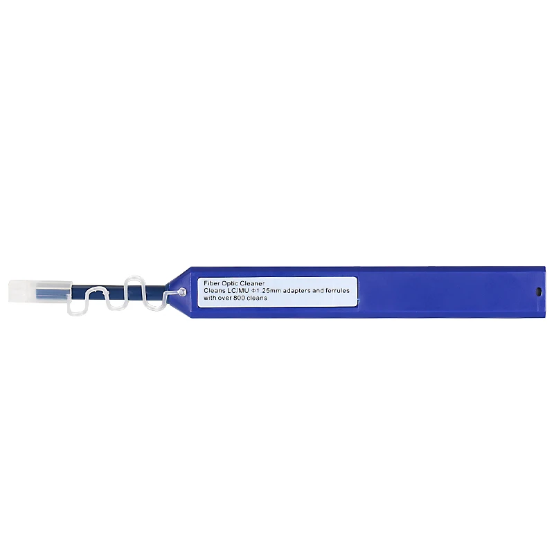 LC/SC/FC/ST один клик инструмент очистки 1,25 мм и 2,5 мм волоконно-оптическая чистящая ручка универсальный разъем 800 чистит волоконно-оптический очиститель