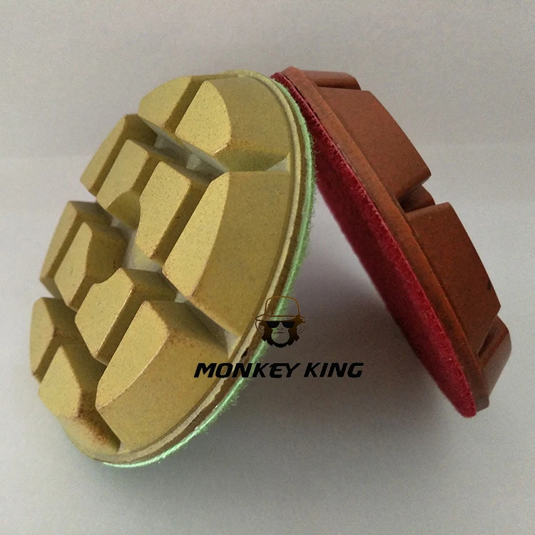 8 units/lot 100mm concrete marble granite  grinding polishing pad wet/dry use