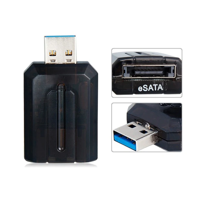 

USB 3.0 to eSATA external SATA Convertor Adapter for 2.5" 3.5" hard disk