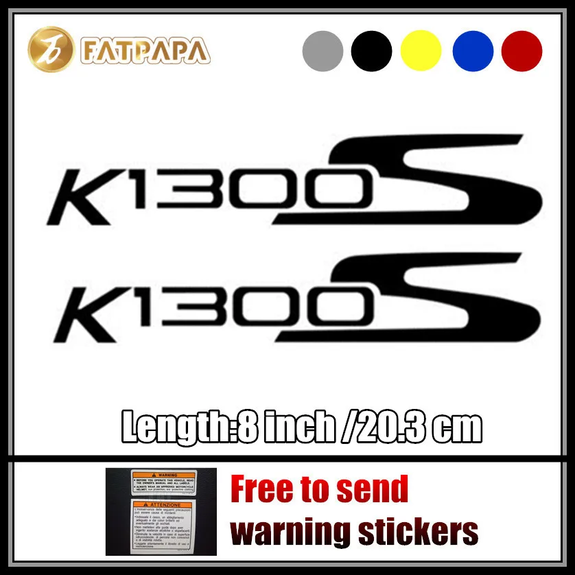 

motorcycle bike Fuel tank Wheels Fairing notebook Luggage helmet MOTO Sticker decals For BMW K1300S K 1300S