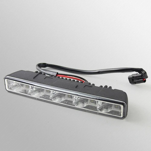 High quality 2 pcs car drl Daytime Running Light daylight 5 LED fog