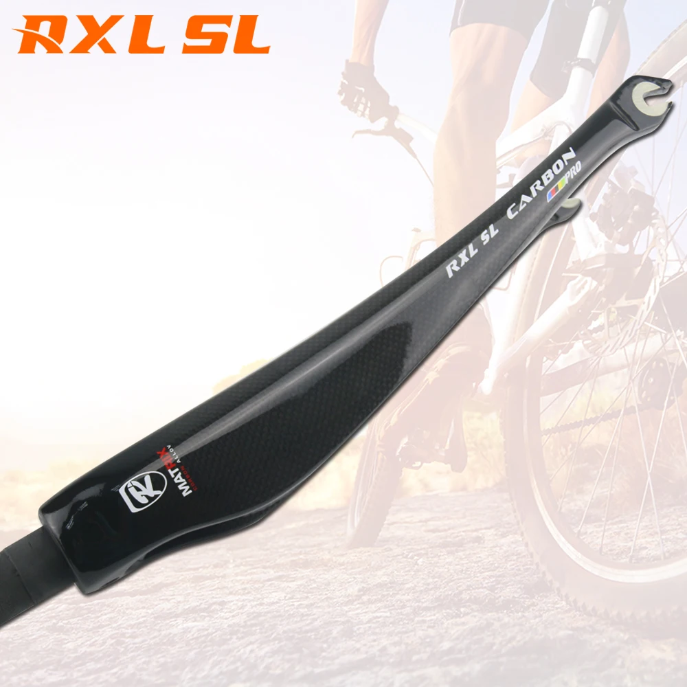 RXL SL Carbon Fork 700C Carbon Fiber Bicycle Fork 28.6mm Ultralight Forks  Cycling Parts Accessories Carbon Fork Road 3K Glossy