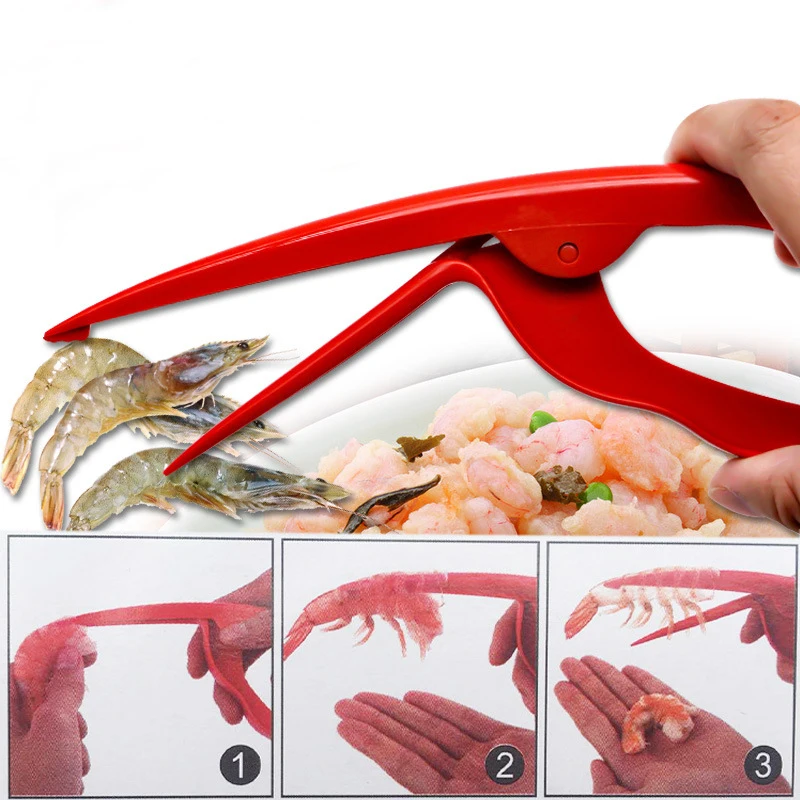Practical Peel Shrimp Tool Prawn Peeler Kitchen Gadgets Cooking Seafood