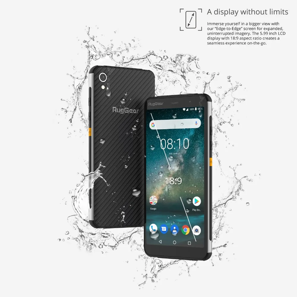 RugGear RG850 Android 8 1 прочный смартфон разблокирована Водонепроницаемость 5 99 &quot(18:9) 4G LTE
