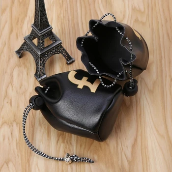 

Small Drawstring Bag GBP EUR Bags Jewelry Pouch Purse Coin Case Gift New