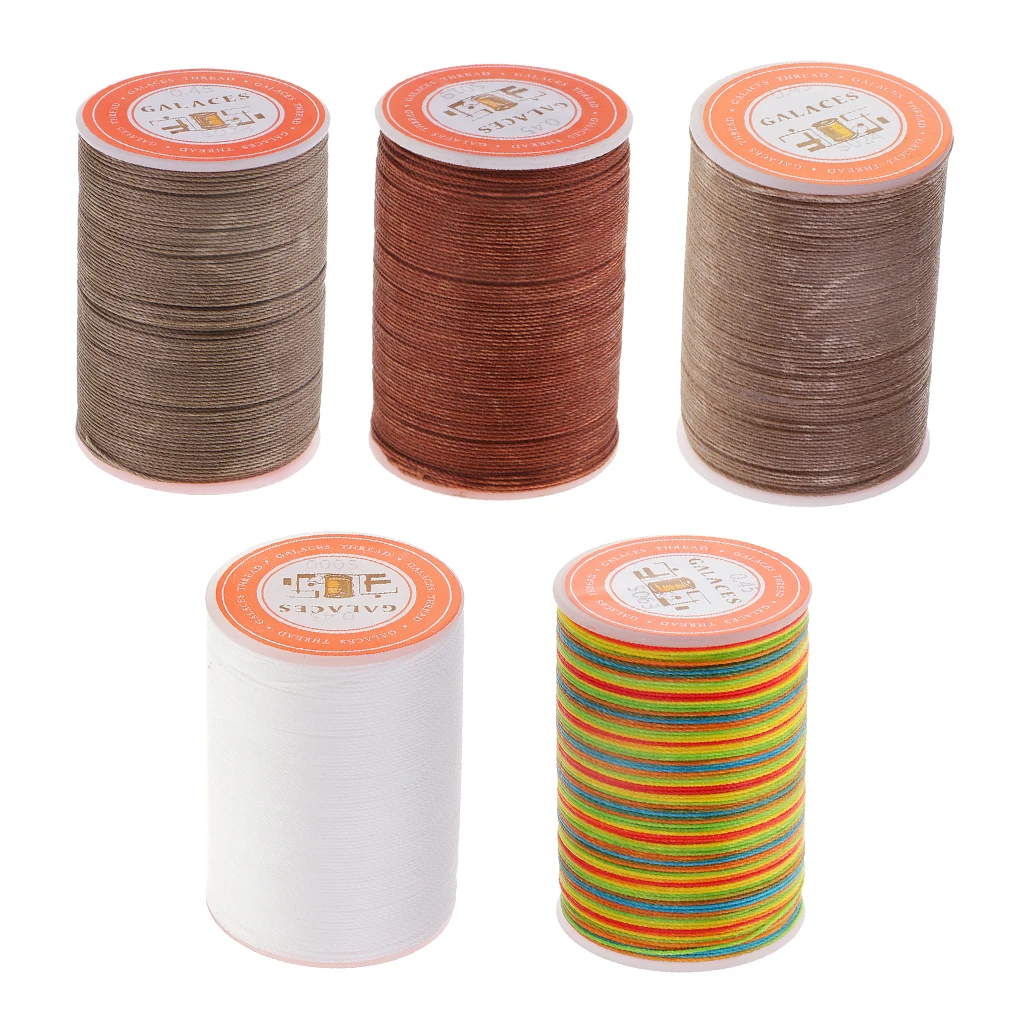 5Pcs 0.45mm Waxed Polyester Cord DIY Jewelry Making Bracelet Thread String