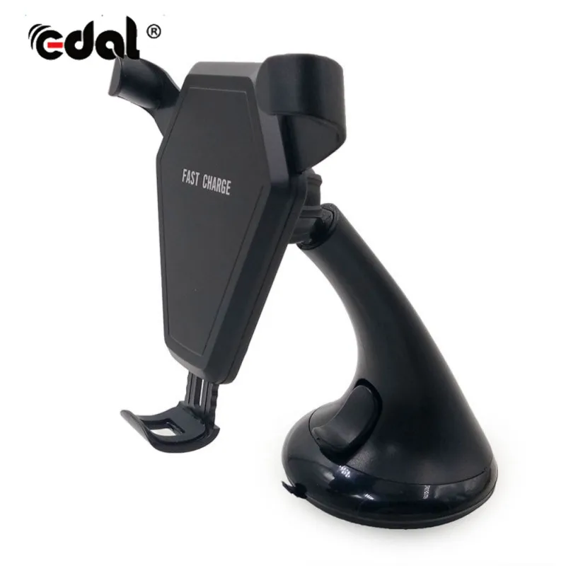 

New Car Mount Qi Wireless Charger For iPhone X 8 Plus Quick Charge Fast wireless charger Stand Car Holder Stand For S8 S9