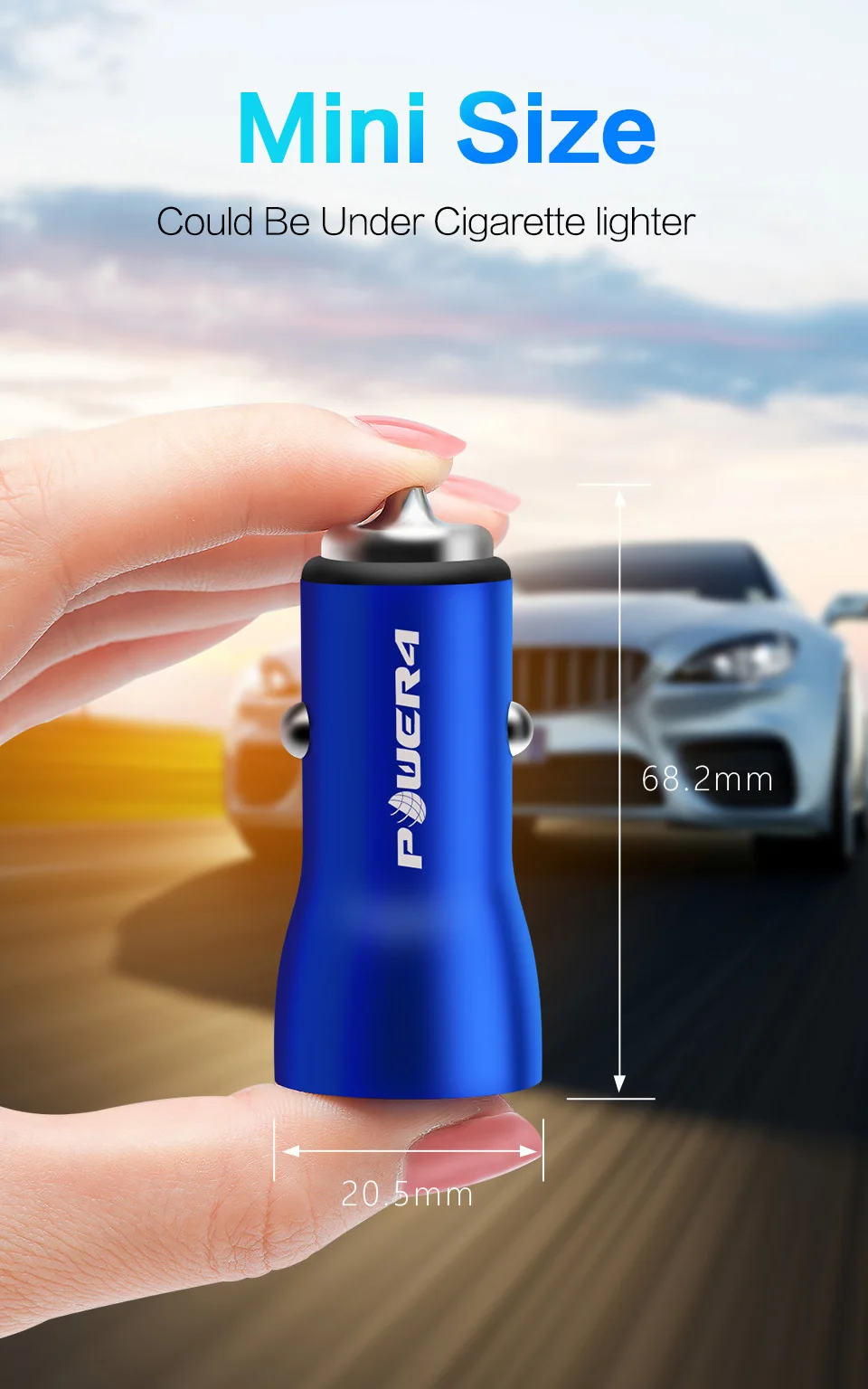 Power4 QC 3,0 USB Автомобильное зарядное устройство для huawei P20 30 pro Xiaomi 36W быстрая зарядка USB C PD автомобильные зарядные устройства для iPhone планшета