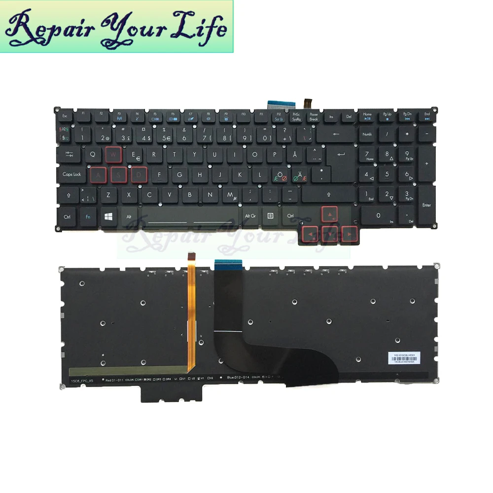 Repair You Life Laptop Keyboard For ACER Predator 17 15 G9