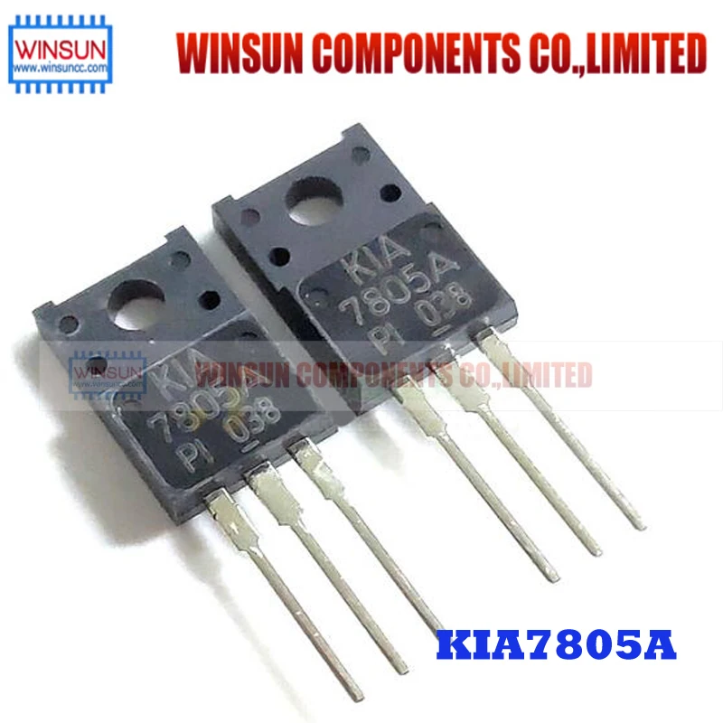 10pcs/lot KIA7805A 7805A KIA7805API plastic TO220F new original 5 V FIXED POSITIVE REGULATOR SFM3 | Обустройство дома