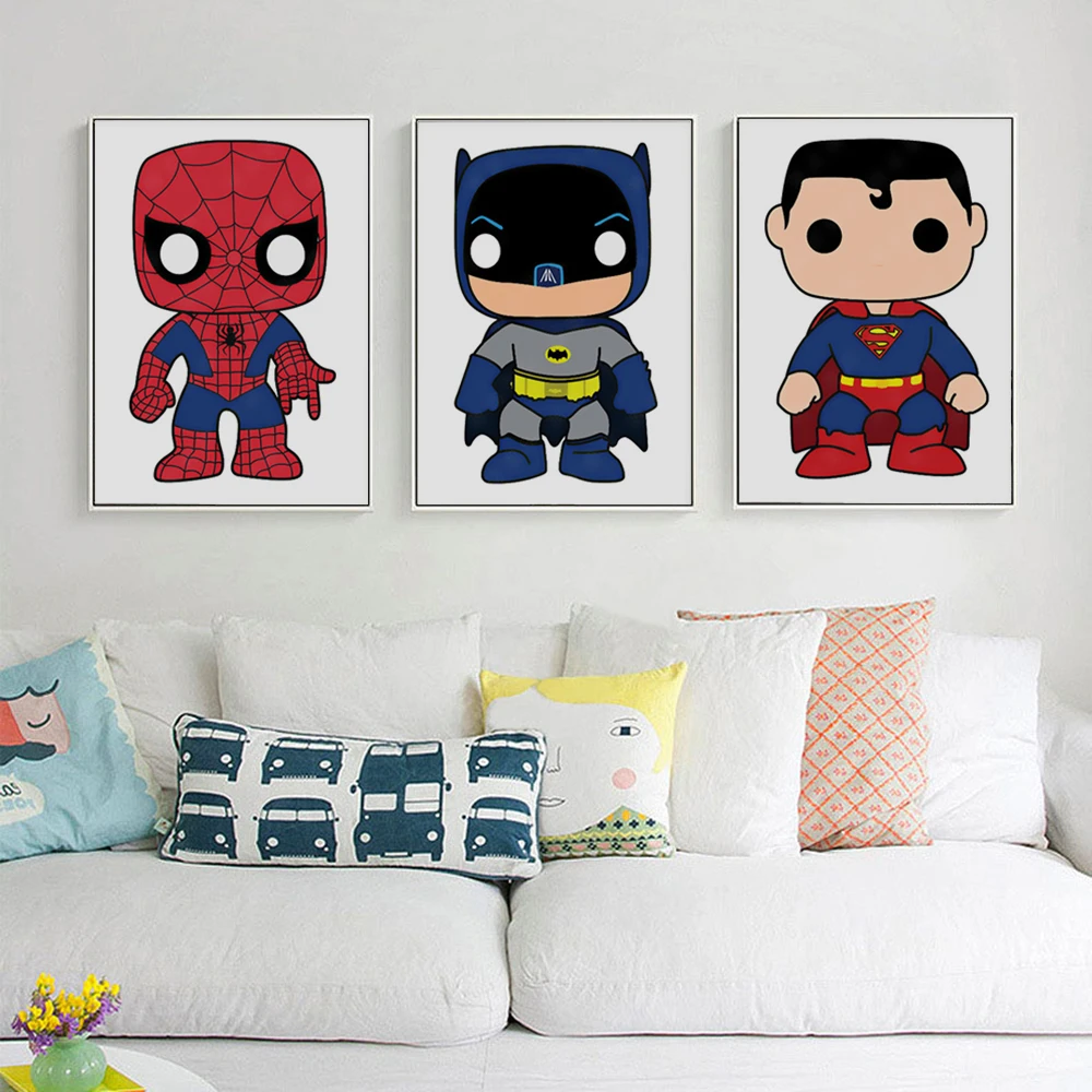 

Square Diamond Painting Cartoon, Diamond Embroidery Super Hero Man,full Diamond Mosaic Picture of Rhinestones Cross Stitch Gift