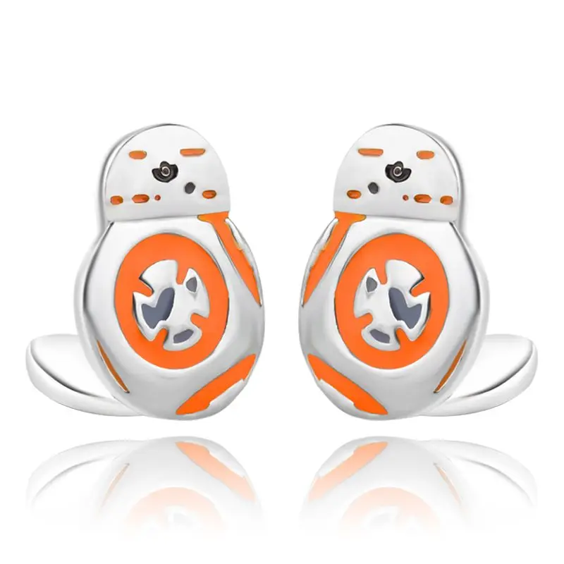 Запонки Звездные войны для мужчин и женщин BB-8 запонки с роботом новая модная