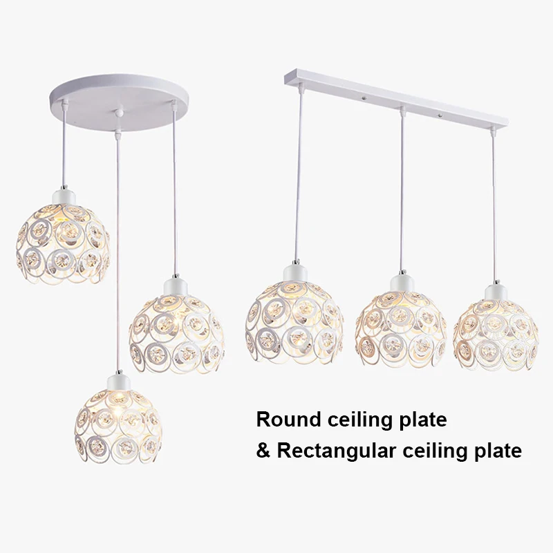 Eusolis moderna lámpara colgante brillo Pendente Para Quarto Luces Decorativas colgante Luz de iluminación Interior Lampadari