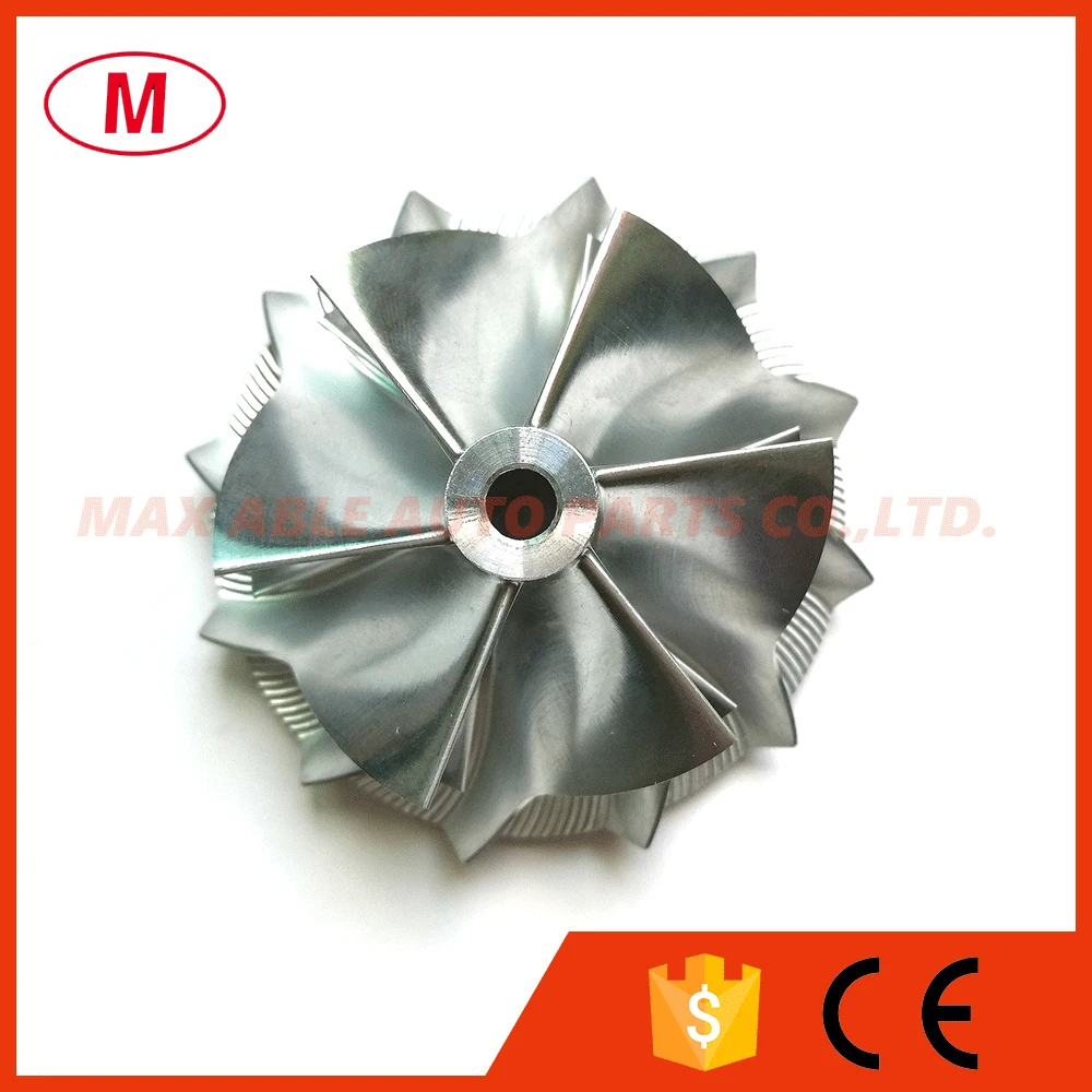K16 1862-123-2002 высокая производительность Turbo Алюминий 2618/Фрезерование/Заготовки колеса компрессора 49,60/62,00 мм 6+ 6 лезвия для N55B30A/N55