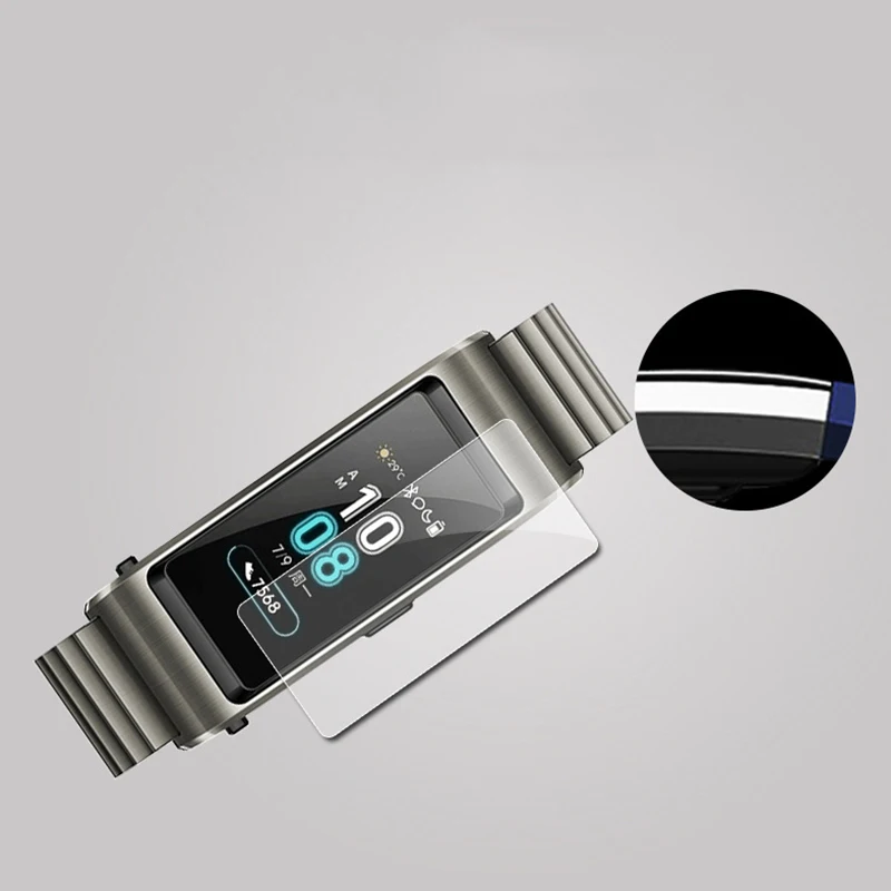 Комплект из 2 предметов, мягкий ультра для Huawei talkband Talk Band B5 умные наручные часы Полное покрытие Мягкий ТПУ взрывозащищенный Экран протектор