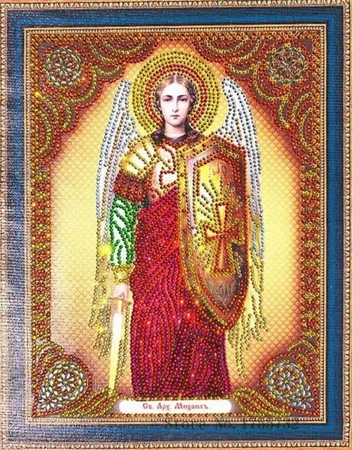 HUACAN частично с алмазной вышивкой иконы Девы Марии Алмазная мозаика особой формы алмазная живопись религия Стразы - Цвет: LP116