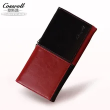

Brand Womens Wallets and Purses Female Long European and American Style Genuine Leather Wallet Coin Purse Ladies Designer Wallet