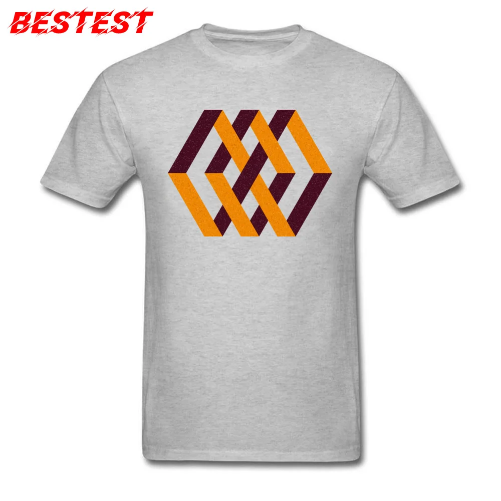 Abstract design Cotton Tops Shirt for Men cosie Tshirts Printed On 2018 Discount Round Collar Tee Shirt Short Sleeve Abstract design grey
