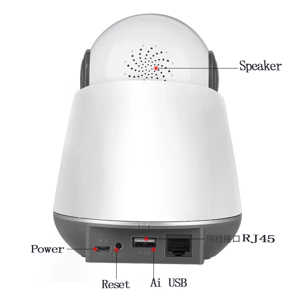 Megapixel CCTV video alarm system kits Surveillance security ip camera hd 1080p wifi wireless PT Smart home system baby monitor
