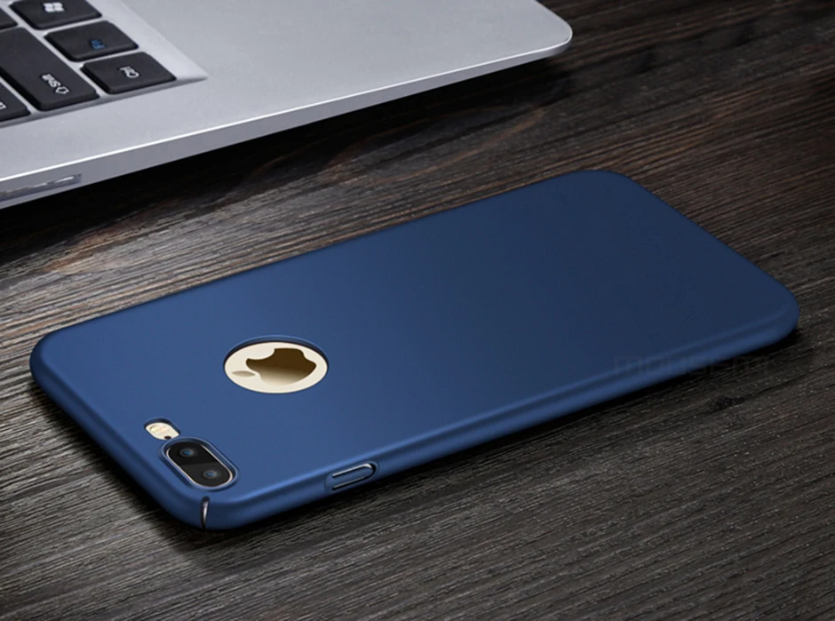 Luxury Hard PC Plastic Matte Back Cases For iPhone 6 Red Case 5 5s se 6s plus Covers For iPhone 7 plus red Full Phone Case Cover (3)