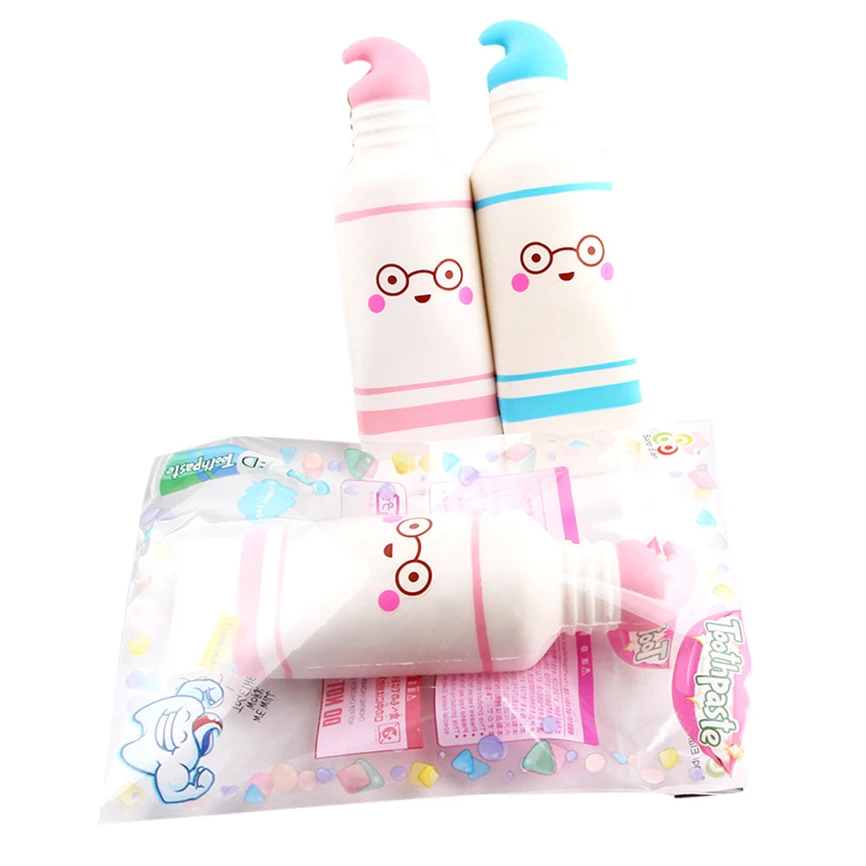 

2019 Kids Toy Squishies Toy Squishy Squeeze Stress Reliever Cartoon Cute Toothpaste Scented Slow Rising Toy D10##