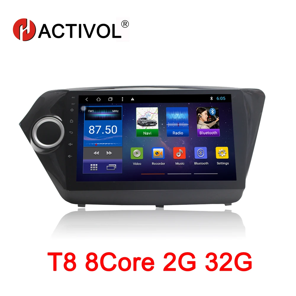 

HACTIVOL Octa Core 2G RAM 32G Car radio for Kia RIO K2 2010 2011 2012 2013 2014 2015 Android 8.1 car dvd player gps navigation