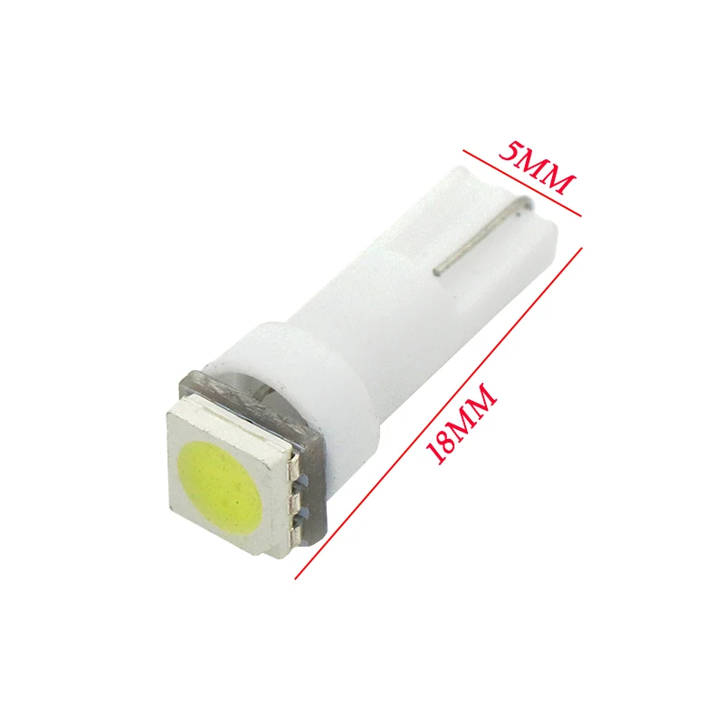 Wmmwmd 10 шт. T5 58 73 74 286 W1.2W 5050Led на приборной панели датчик лампы автомобиля Предупреждение индикатор инструмент индикаторы кластера лампы 12V