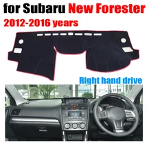 Чехлы на приборную панель автомобиля для Subaru New Forester 2012- лет правым приводом dashmatt pad dash cover авто аксессуары для приборной панели