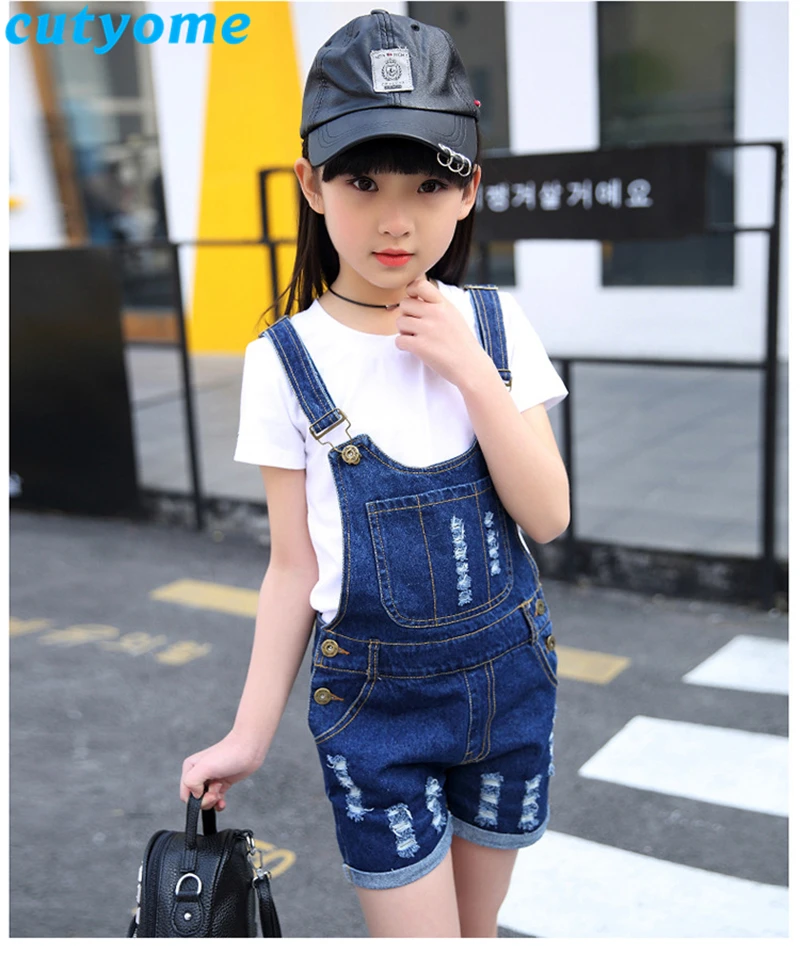 teenage girls denim shorts set10