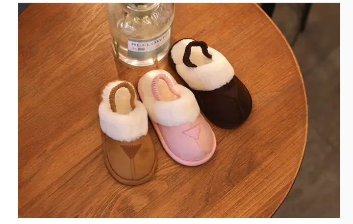 Idéia do Presente Relativo à Promoção Chinelos de Casa de Inverno Internos para o Bebê Feito na China Chinelos Quentes Não-deslizamento Sapatos 5 de casa de inverno chinelos quentes chinelos