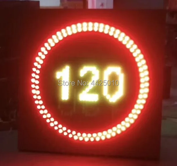

2018 China 30 to 120 hours / 1 hour LED traffic speed limit sign LED highway speed limit LED traffic signage,
