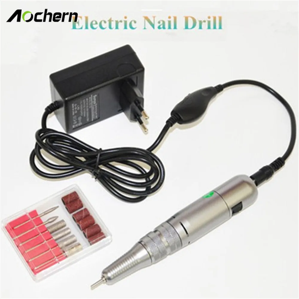

Aochern New Arrival Aluminum Alloy Material Pen Shaped Portable Electric Nail Drill, Electric Nail File and Manicure set # C1004