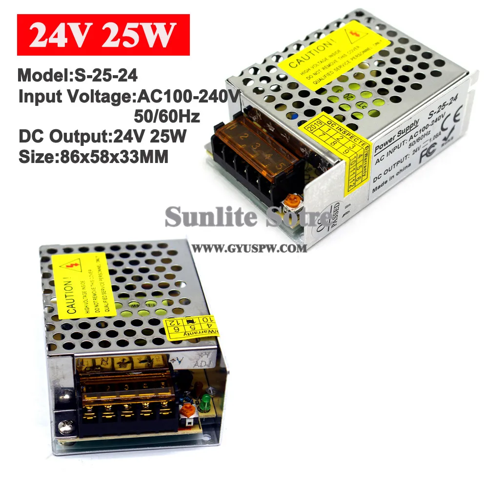 24V25W
