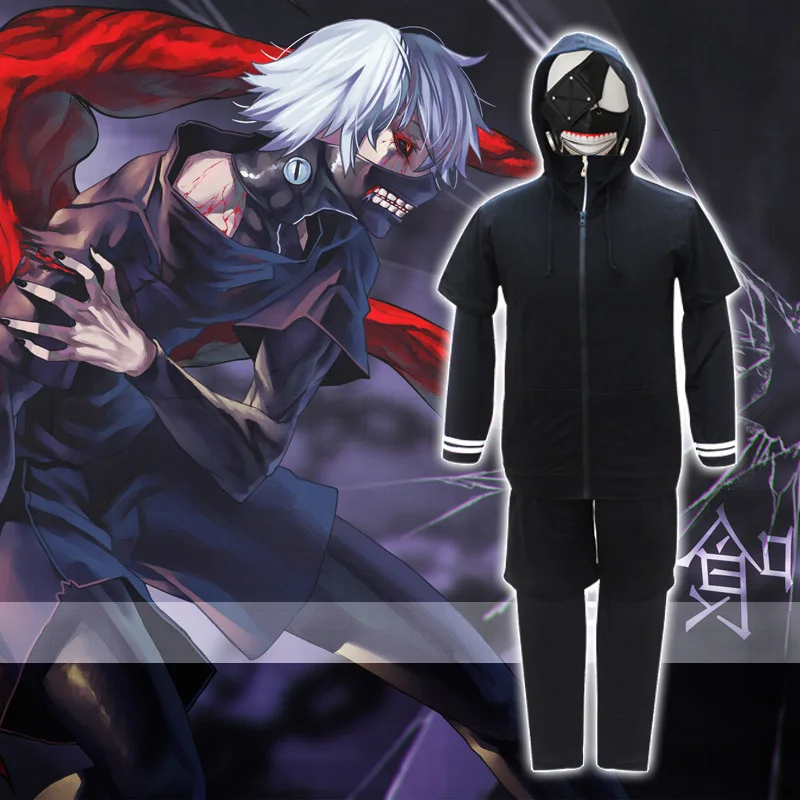 Костюм для косплея в стиле аниме Млечный путь Токийский Гуль Kaneki Ken рубашка +