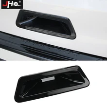 JHO Задняя Крышка багажника ручка Накладка для Ford Explorer 2011- 13 ABS хромированный/чёрный для автомобильного стайлинга аксессуары