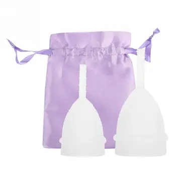 

Medical Grade Reusable Silicone Women Feminine Soft Menstrual Period Leak Free Safety Cup