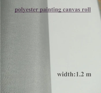 

1.2m wide size grey polyester painting canvas, bulk wholesale art supplies