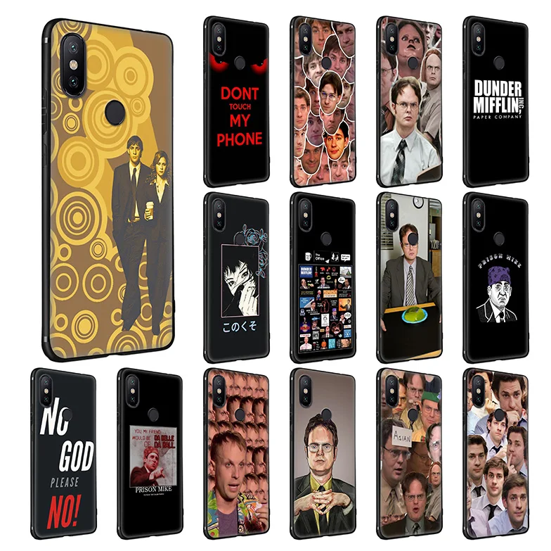 

WEBBEDEPP The Office Tv Shows Soft Silicone Case for Xiaomi Redmi Note 7 6 6A 5 4 4X 4A 5 S2 Plus Pro Lite for Redmi Go