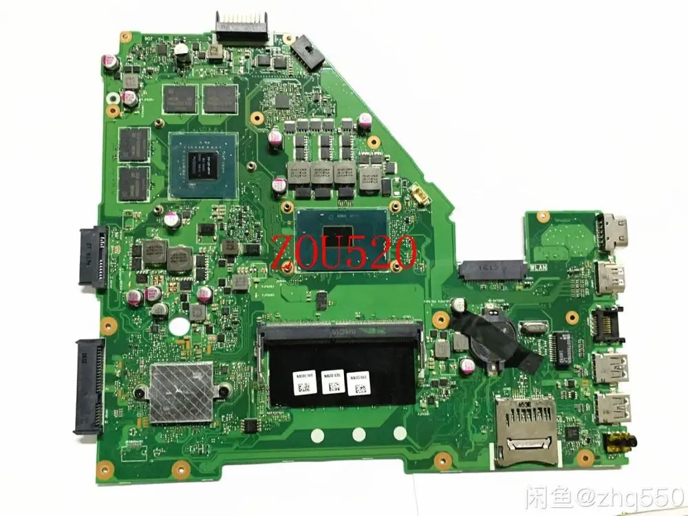 KTUXB X550VX REV 2,0 для ASUS K550VX X550VX X550VC X550V X550 ноутбук материнская плата Процессор i7 6700HQ GTX950M Оперативная память 8G испытание работа