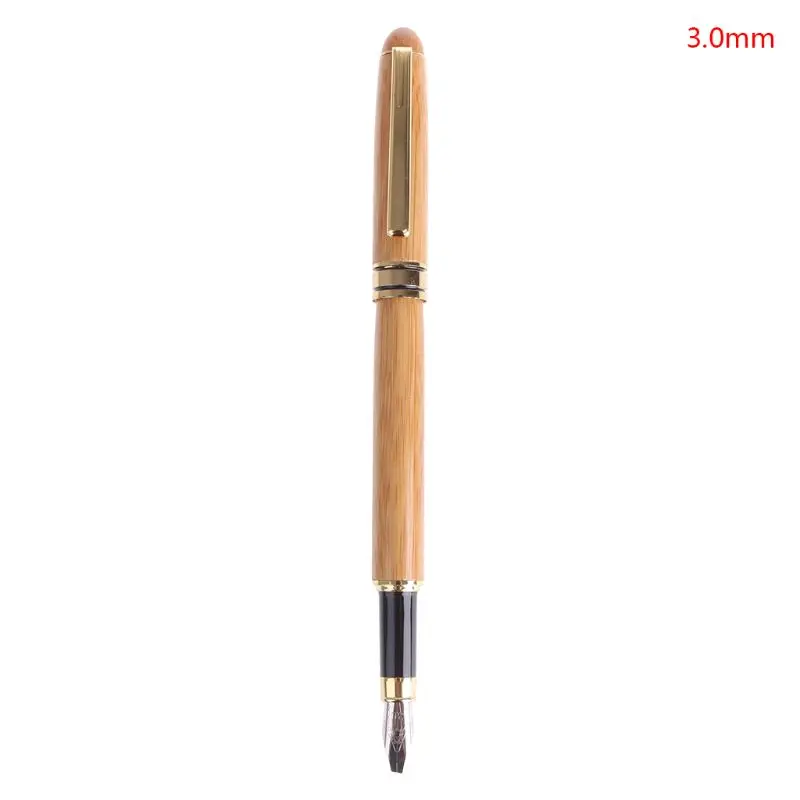 Бамбуковая каллиграфия художественная авторучка зубило остроконечное перо 0,7 мм-3,0 мм пишущий инструмент - Цвет: 3.0mm
