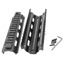 Тактический металлический 7-дюймовый четырехъядерный рельс Системы для AR15/M4 карабин с подставкой 20 мм рельсы